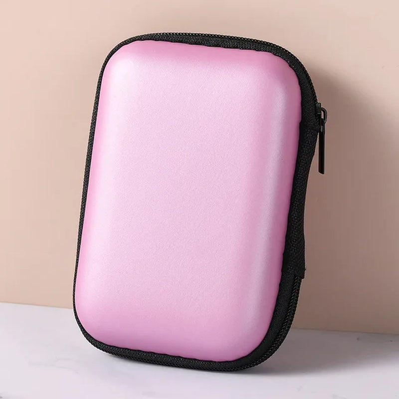 Sundries Travel Storage Bag Charging Case for Earphone Package Zipper Bag Portable Travel Cable Organizer Electronics Storage
